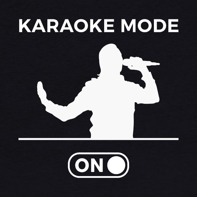 Karaoke Mode On Singer Gift by petervanderwalk